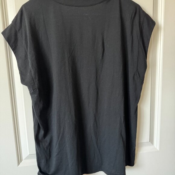 FRAME Le Mid Rise V-Neck T-Shirt - Picture 4 of 7